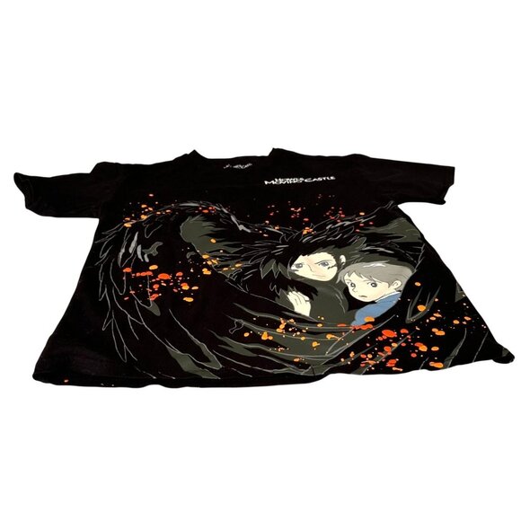 Howls Moving Castle T Shirt Small Black Studio Ghibli Boxlunch Graphic Anime - Picture 4 of 12